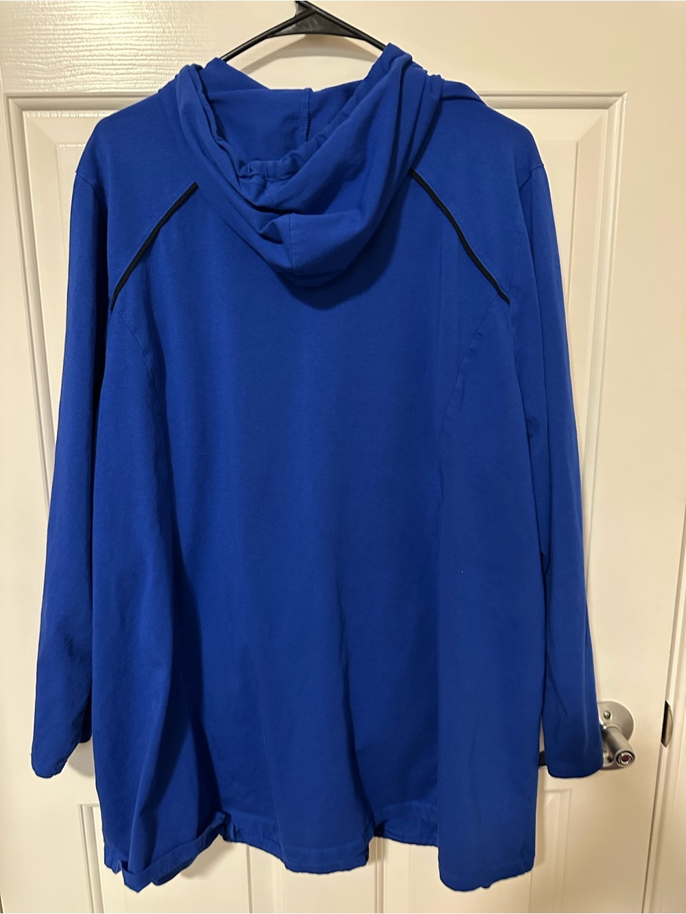 Catherines Women’s BlueFull Zip & Hoodie Stretch Plus Size 3X 26/28 Pockets - Picture 3 of 8